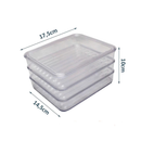 Porta Frios Hermético Acrílico com Tampa Empilhável