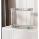 Organizador De Banheiro 2 camadas Prateleira De Maquiagem Acrílica Suporte De Cosmético Liptick