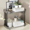 Organizador De Banheiro 2 camadas Prateleira De Maquiagem Acrílica Suporte De Cosmético Liptick