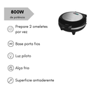 Omeleteira Agratto Mr Cheff Inox Redonda 127v / 220v