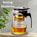 Bule Chaleira Vidro Com Infusor Chá Jarra 900 Ml