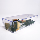 Kit 10 Organizadores Acrílico Cristal Modular Para Geladeiras Maquiagens Gavetas Armarios