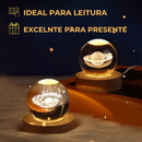 Luminária de Mesa para quarto Luminaria Decorativa Aconchegante Bola de Cristal Decoração Globo Terrestre Luxo