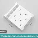 Prateleira Organizadora Escalonável para Cozinha – Economia de Espaço