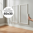 kit de boiserie em MDF Autocolante - Sua parede mais bonita