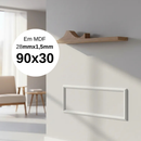 WallFrame Kit Boiserie Autocolante em MDF para Parede