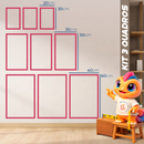 Kit 3 Quadros Decorativos Abstratos Preto com Flor Dourada – Decoração Luxo para Sala e Quarto