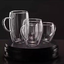 DuoGlass Xícaras de Vidro Duplo para Café (Kit 2 Unidades)