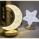 Luminária de Mesa Touch Leitura Lâmpada de Quarto de luxo Nórdico Cristal Acrílico Led de 3 Cores
